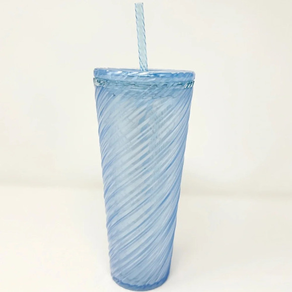 Starbucks Light Blue Swirl Cold Cup Venti 24 oz Summer 2024 NWT - Picture 4 of 8